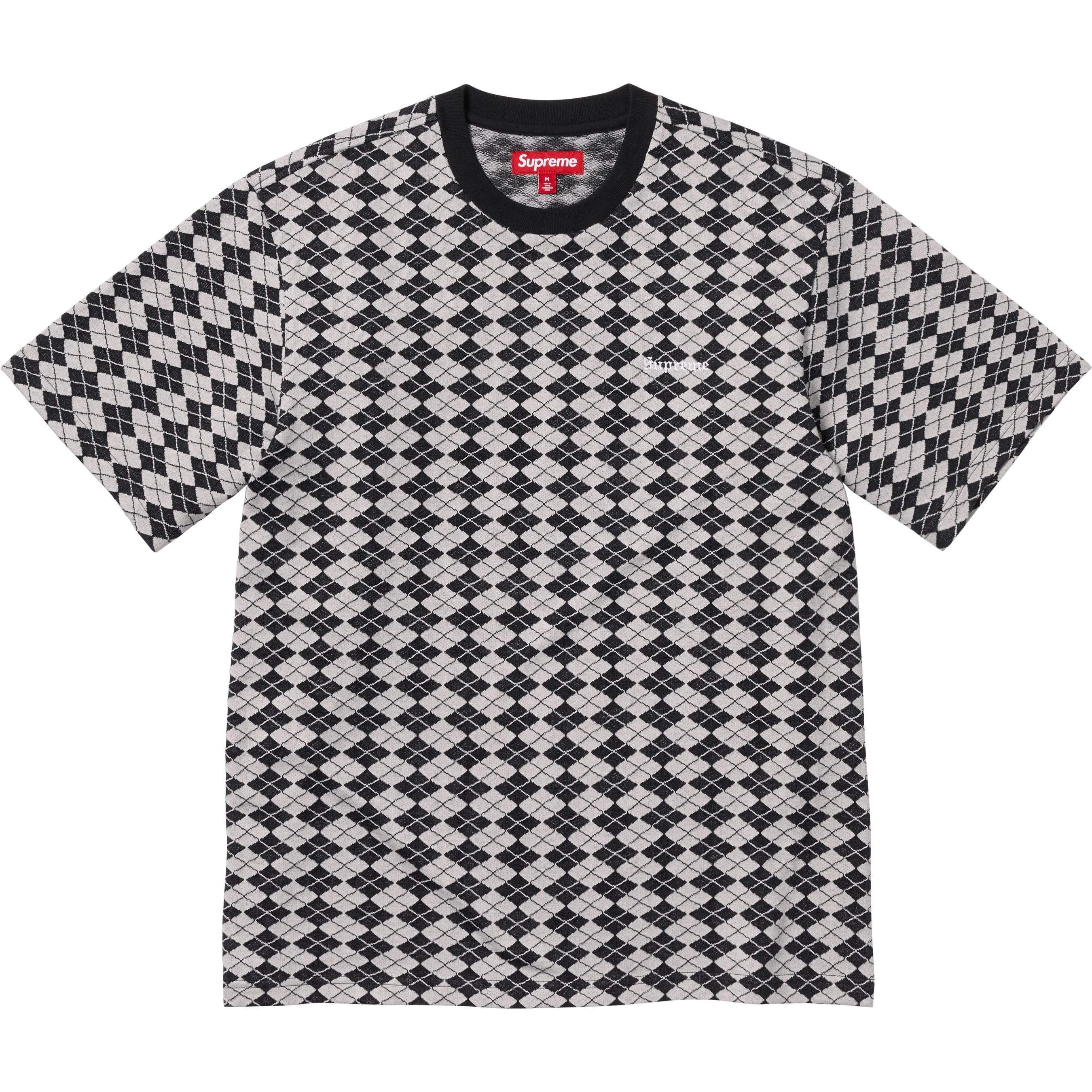 Diamond Jacquard S/S Top view 7